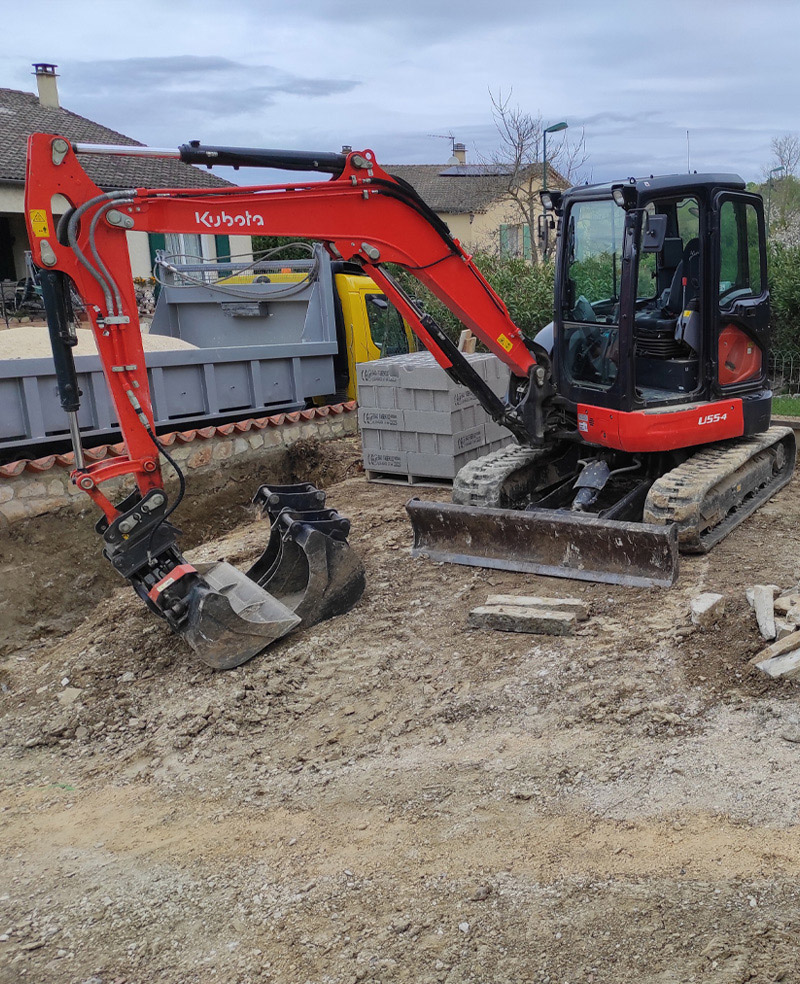 Chantier Maçonnerie Ribeyre Barjac